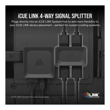 Corsair ICUE LINK 4-way Daliklis Corsair ICUE LINK 4-way Daliklis