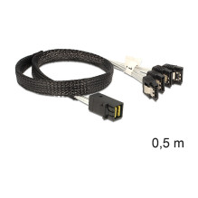 Delock Mini SAS HD SFF-8643 – 4x SATA Delock Mini SAS HD SFF-8643 – 4x SATA
