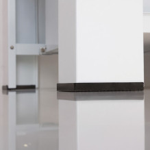 Maclean washer / dryer base with drawer, max load 150kg, white, MC-117 W