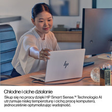 HP EliteBook 8 G1a Ryzen AI 7 PRO 350 14.0"WUXGA IPS 400nits AG 32GB DDR5 5600 SSD1TB Radeon 860M Cam IR 5 Mpx AI 6