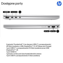 HP EliteBook X G1i Ultra 7 258V 14.0"WUXGA IPS 800nits HP Sure View AG 32GB LPDDR5 SSD1TB Intel Arc 5G Cam IR 5.0Mp