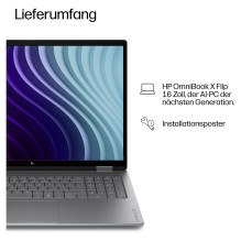 HP OmniBook X Flip Next Gen AI 16-cc0050ngx RYZ AI 5 430 / 16GB / 512SSD / W11 Home