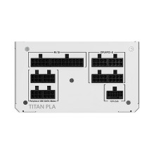 Montech Titan PLA 750W - 80 PLUS Cybenetics Platinum, modulinis, PCIe 5.1 - 750 vatų, baltas