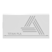 Montech Titan PLA 1200W – 80 PLUS Cybenetics Platinum Modulinis maitinimo šaltinis, PCIe 5.1 – 1200 vatų, baltas