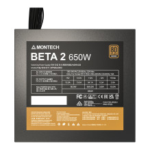 Montech BETA 2 80 PLUS bronzos maitinimo šaltinis, ATX 3.1 - 650 vatų, juodas