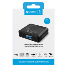 SANDBERG Travel - Inductive Power Bank - 5 / 9 / 12 / 15 / 20 V (421-25) SANDBERG Travel - Inductive Power Bank - 5 / 9 / 12 / 15 / 20 V (421-25)