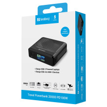 SANDBERG Travel - Inductive Power Bank - 5 / 9 / 12 / 15 / 20 V (421-25) SANDBERG Travel - Inductive Power Bank - 5 / 9 / 12 / 15 / 20 V (421-25)