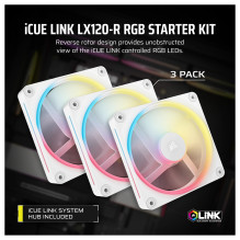 CORSAIR Fan 12012025 LX120-R RGB ICUE Link Triple W CORSAIR Fan 12012025 LX120-R RGB ICUE Link Triple W