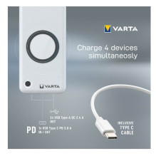 Varta belaidis išorinis akumuliatorius 15000 mAh Varta belaidis išorinis akumuliatorius 15000 mAh