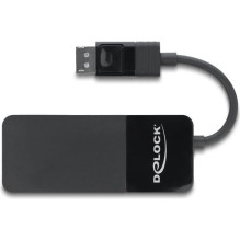 DeLOCK DisplayPort Splitter 1.4 1x DisplayPort 3x DisplayPort (juodas, 30cm) DeLOCK DisplayPort Splitter 1.4 1x DisplayPort 3x DisplayPort (juodas, 30cm)