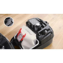 Bosch Serie 4 BGB41POW1 850 W juodas dulkių siurblys su maišeliu