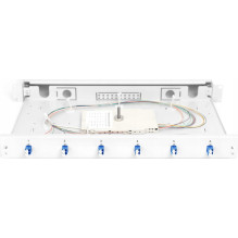 Digitus fiber optic splice box, equipped, LC, OS2 (gray)