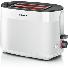 Bosch TAT2M121 skrudintuvas, 6 vnt., 2 riekelės, 950 W, balta Bosch TAT2M121 skrudintuvas, 6 vnt., 2 riekelės, 950 W, balta