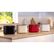 Bosch TAT2M121 skrudintuvas, 6 vnt., 2 riekelės, 950 W, balta Bosch TAT2M121 skrudintuvas, 6 vnt., 2 riekelės, 950 W, balta