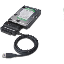 DIGITUS HDD-Adapterkabel USB3.0 - SATAII + 3,5" IDE
