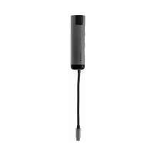 Verbatim USB 3.2 Gen 1 Multiport-Hub, USB-C Stecker 2x USB-A + USB-C Buchse + HDMI-Buchse + RJ-45 Buchse (silber / Black Verbatim USB 3.2 Gen 1 Multiport-Hub, USB-C Stecker 2x USB-A + USB-C Buchse + HDMI-Buchse + RJ-45 Buchse (silber / Black