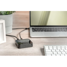 Digitus Dual M.2 NVM SSD Docking Station (Black, USB-C, M2 SSD)