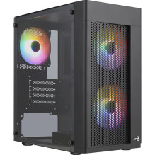 Aerocool Hexform G-BK-V2 (Black, Tempered Glass) Aerocool Hexform G-BK-V2 (Black, Tempered Glass)