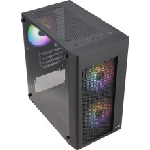 Aerocool Hexform G-BK-V2 (Black, Tempered Glass) Aerocool Hexform G-BK-V2 (Black, Tempered Glass)