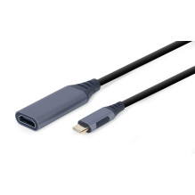 Cablexpert A-USB3C-HDMI-01 vaizdo kabelio adapteris 0,15 m USB C tipo pilkas Cablexpert A-USB3C-HDMI-01 vaizdo kabelio adapteris 0,15 m USB C tipo pilkas