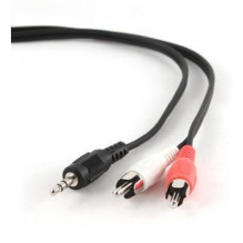 Gembird 2.5m, 3.5mm / 2xRCA, M / M audio cable Black, Red, White Gembird 2.5m, 3.5mm / 2xRCA, M / M audio cable Black, Red, White