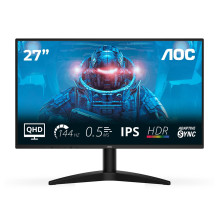 AOC B3 Q27B36X kompiuterio monitorius 68,6 cm (27 colio) 2560 x 1440 pikselių „Quad HD“ LED juodas AOC B3 Q27B36X kompiuterio monitorius 68,6 cm (27 colio) 2560 x 1440 pikselių „Quad HD“ LED juodas