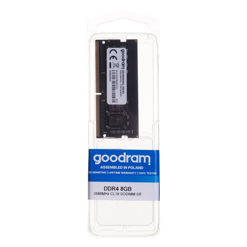 „Goodram GR2666D464L19S / 8G“ atminties modulis, 8 GB DDR4, 2666 MHz