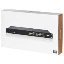 „Ubiquiti ES-24-250W“ tinklo komutatorius, valdomas L2 / L3 gigabito eternetas (10 / 100 / 1000), maitinimas per Etherne