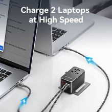 POWER ADAPTER TRAVEL 4PORT / BLACK FJGB0 VENTION