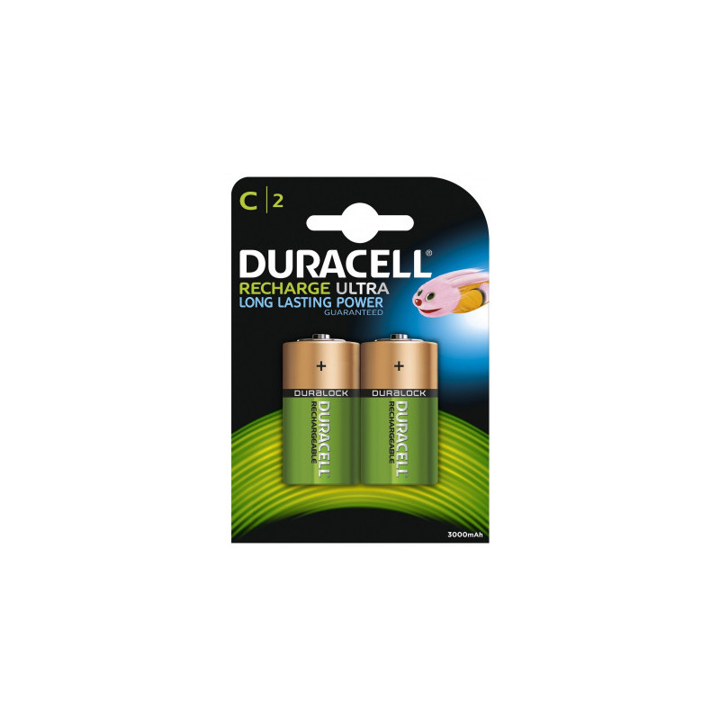 Duracell įkraunamos C tipo baterijos, 2 vnt.