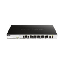 D-Link DGS-1210-28P / E (sidabras / juodas) D-Link DGS-1210-28P / E (sidabras / juodas)