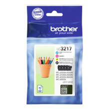 Brother oriģinālais tinti LC-3217 (Cyan, Magenta, Yellow, Black) Brother oriģinālais tinti LC-3217 (Cyan, Magenta, Yellow, Black)