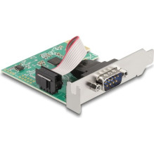 DELOCK PCI Express 1x Seriālais ports + zema profila DELOCK PCI Express 1x Seriālais ports + zema profila