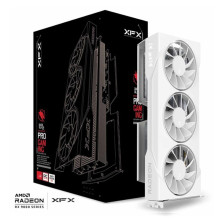 Grafiskā karte XFX Swift Radeon RX 9060 XT OC White Triple Fan Spēļu 16GB GDDR6 (RX-96TS316W7) Grafiskā karte XFX Swift Radeon RX 9060 XT OC White Triple Fan Spēļu 16GB GDDR6 (RX-96TS316W7)