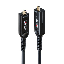 HDMI Kabelis - Lindy 38550 100 M Hibridinis Micro-HDMI 8K60 Kabelis Juodas HDMI Kabelis - Lindy 38550 100 M Hibridinis Micro-HDMI 8K60 Kabelis Juodas