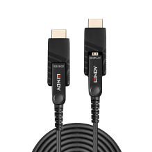 HDMI Kabelis - Lindy 38549 80 M Skaidulinis Hibridinis "Micro-HDMI" 8K60 Kabelis Juodas HDMI Kabelis - Lindy 38549 80 M Skaidulinis Hibridinis "Micro-HDMI" 8K60 Kabelis Juodas
