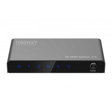 Digitus 4K HDMI skirstytuvas, 1x2 (juodas, su vaizdo konverteriu) Digitus 4K HDMI skirstytuvas, 1x2 (juodas, su vaizdo konverteriu)
