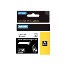 Label Tape - Dymo 622289 Permanent Polyester Glossy Black Transparent Label Tape - Dymo 622289 Permanent Polyester Glossy Black Transparent