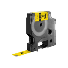 Label Tape - Dymo Rhino 18432 OSHA Compliant Black Yellow Label Tape - Dymo Rhino 18432 OSHA Compliant Black Yellow