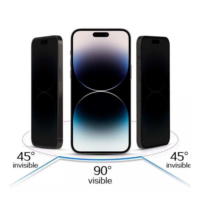 iLike Apple iPhone 16 grūdintas apsauginis stiklas, juodas