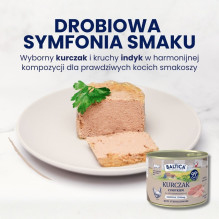 BALTICA Smaki regionów Chicken with turkey - wet cat food - 185g