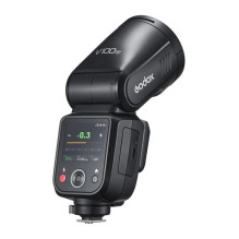 Fotoaparato Blykstė - GODOX V100 TTL Blykstė Canon Fotoaparatams, 100 W, 2,3 Colio, 28-105 mm, 2 W Modeliavimo Šviesa