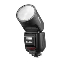 Fotoaparato Blykstė - Godox V1Pro C TTL Blykstė, Skirta Canon, 76 Ws, 28-105 Mm, HSS, USB-C