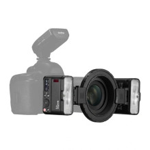 Makro Fotografijos Blykstės Rinkinys - GODOX MF12-K2 Makro Fotografijos Blykstės Rinkinys, 12 Ws, TTL, System X, 49-77 m