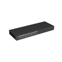 Komutatorius - Ruijie Reyee RG-ES224GC-V2 24 Prievadų Gigabitinis Valdomas Komutatorius Juodas