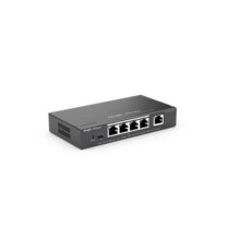 Komutatorius - Ruijie Reyee RG-ES205GC-P 5 Prievadų Gigabitinis PoE Valdomas Komutatorius Komutatorius - Ruijie Reyee RG-ES205GC-P 5 Prievadų Gigabitinis PoE Valdomas Komutatorius
