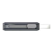 USB Atmintinė - SanDisk Ultra Dual 256GB SDDDC2-256G-G46, Sidabrinė Juoda Pilka
