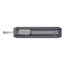 USB Atmintinė - SanDisk Ultra Dual 256GB SDDDC2-256G-G46, Sidabrinė Juoda Pilka