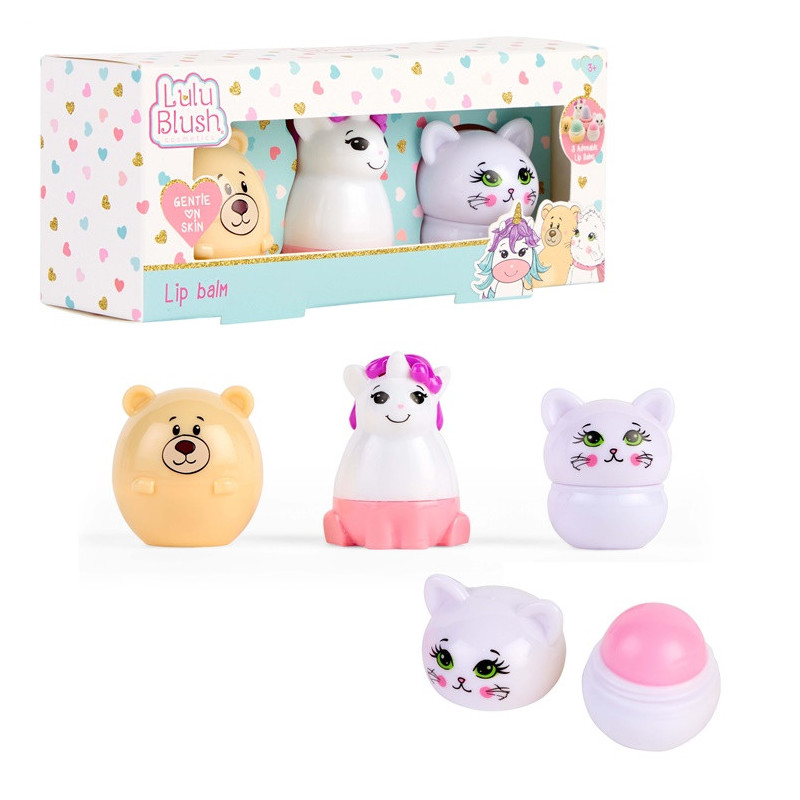 KIDS' LIP BALM SET 3 PCS