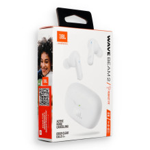 Belaidės ausinės JBL Wave Beam 2 baltos